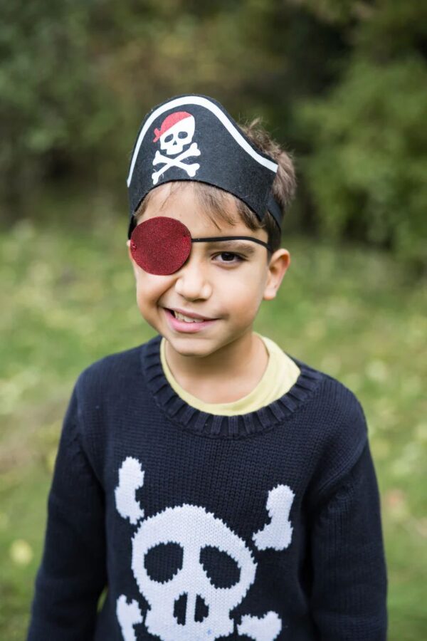 Gorro de pirata con parche - Imagen 2