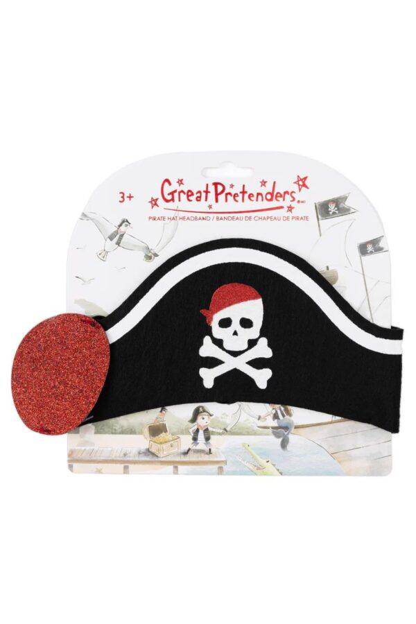 Gorro de pirata con parche