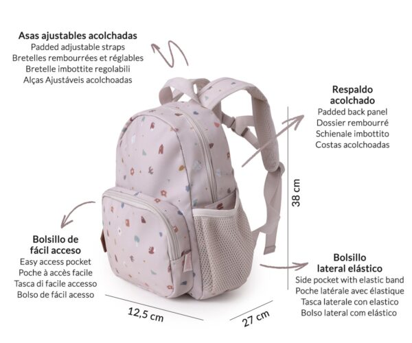 Mochila Infantil Geometric Nature - Imagen 2