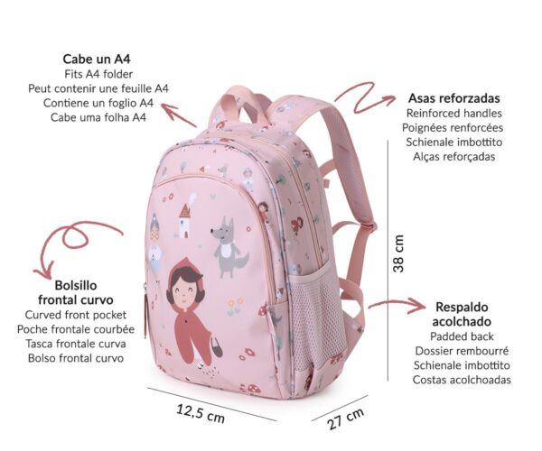 Mochila mediana  Little Red - Imagen 5