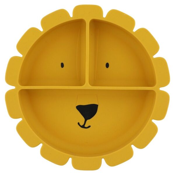 Plato compartimentado ventosa Lion