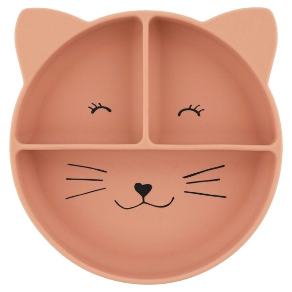 Plato compartimentado ventosa Cat