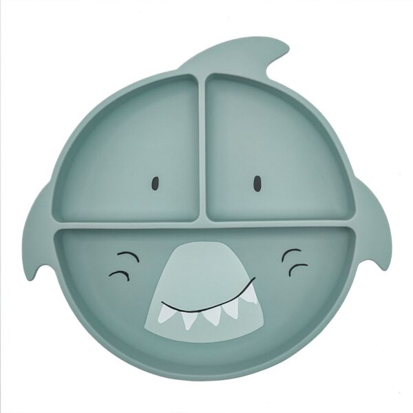 Plato compartimentado ventosa Shark