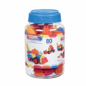 Bristle blocks Bote de 80 pzas.