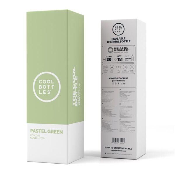 Botella térmica 750ml Pastel Green - Imagen 4