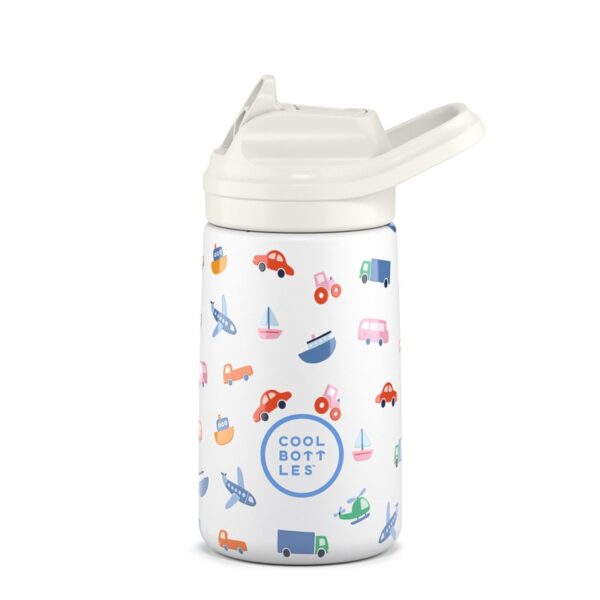 The Kiddie Bottle - Little Wheels 350ml - Imagen 2