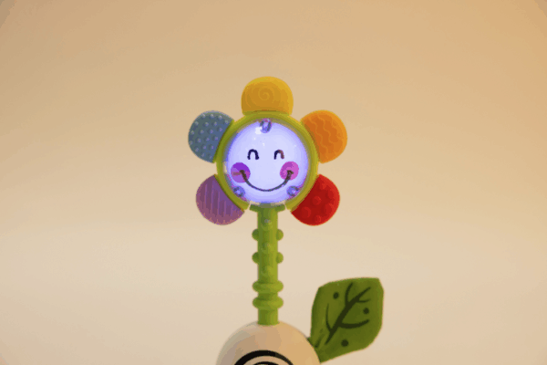 Sonajero de flor Agita y Brilla - Imagen 3