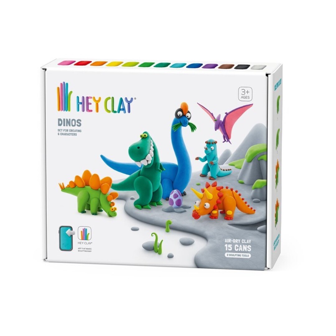 HEY CLAY DINOS SET 6