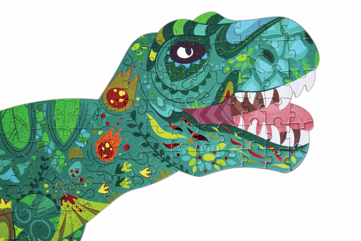 PUZZLE DE SUELO BRILLANTE DINOSAURIOS - Imagen 2