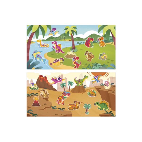 2 ANOS - PEGATINAS GRUESAS - DINOSAURIOS - Imagen 7
