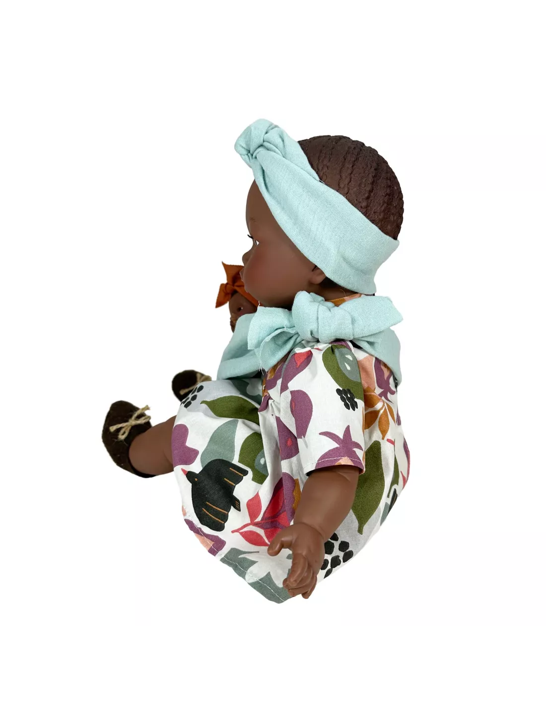 MUÑECA ALIKA CON BEBÉ FLORAL - Imagen 4