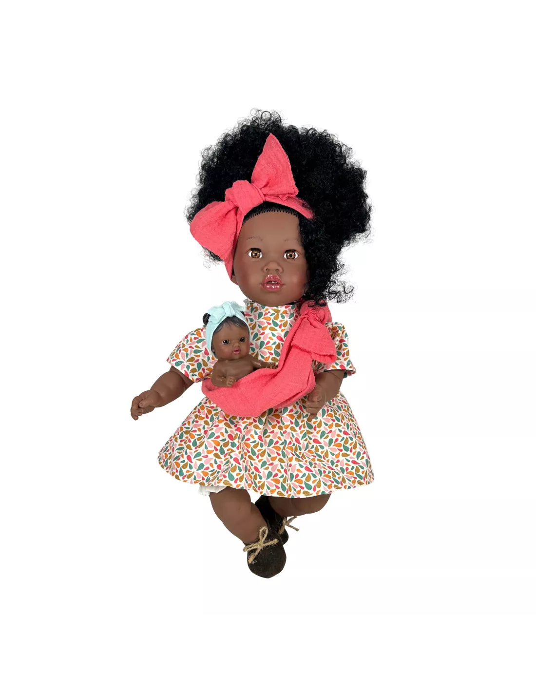 MUÑECA ALIKA CON BEBÉ CURLY HAIR - Imagen 2