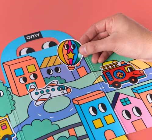 MONTESSORI PEGATINAS VROOM REUTILIZABLES - Imagen 3