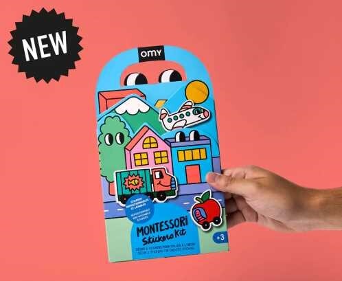 MONTESSORI PEGATINAS VROOM REUTILIZABLES