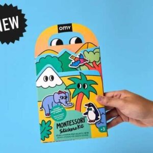 MONTESSORI ANIMALS CON PEGATINAS REUTILIZABLES