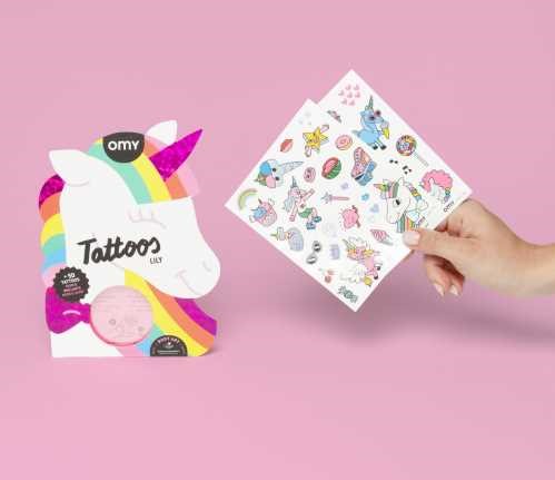 TATTOOS OMY UNICORNIO LILY - Imagen 3