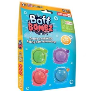 PACK DE 4 BOMBAS BAÑO REDONDAS 4x35gr.