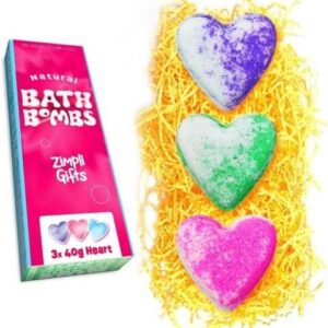 PACK REGALO 3 BOMBAS DE BAÑO CORAZON 3x40gr.