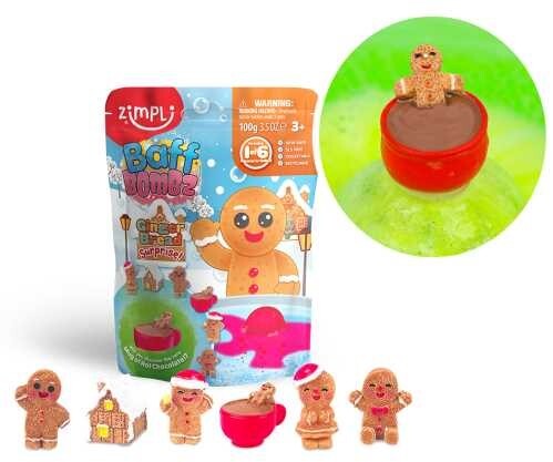 BOMBA DE BAÑO SURPRISE GINGERBREAD 1x100gr.