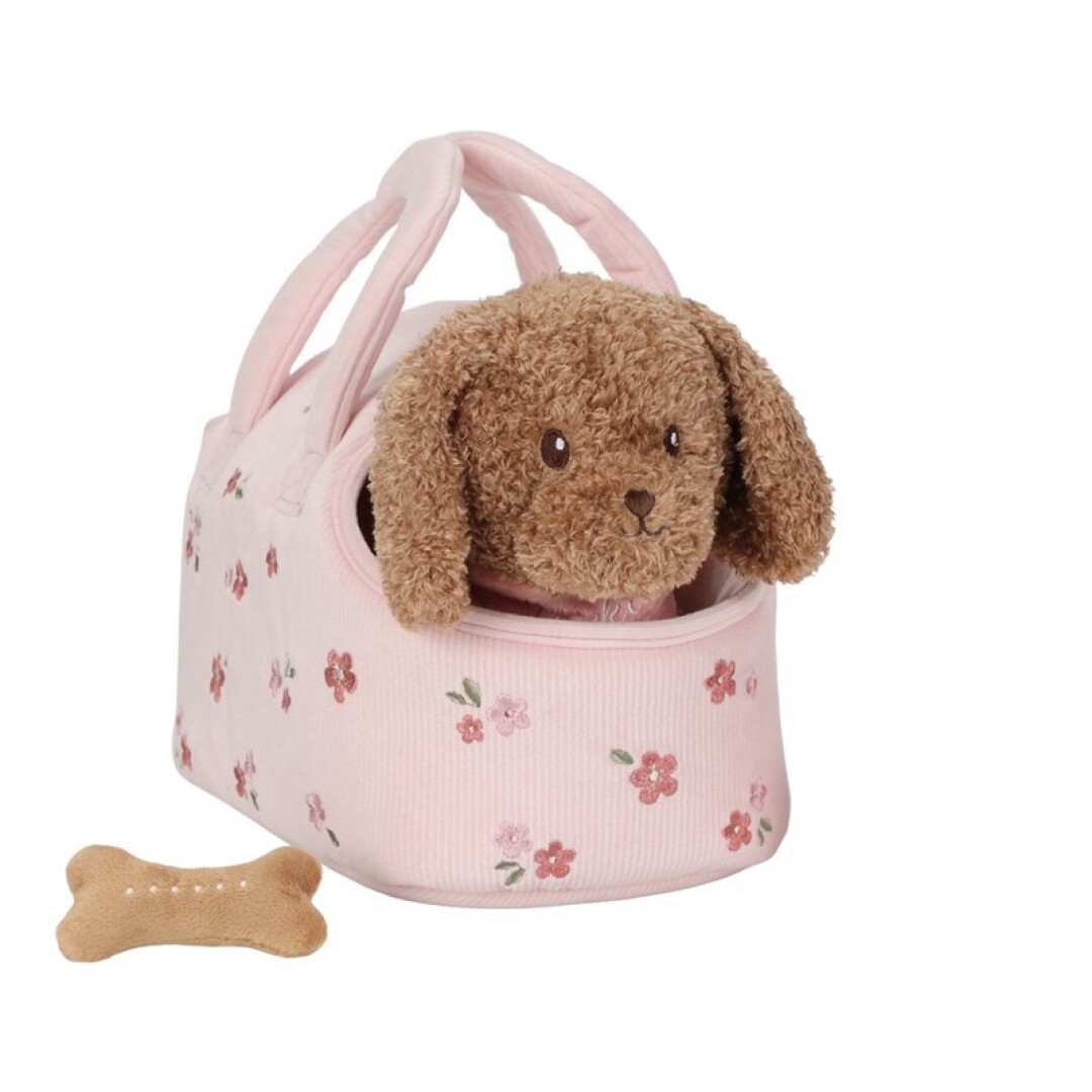 PERRITO PELUCHE JACKIE CON BOLSA