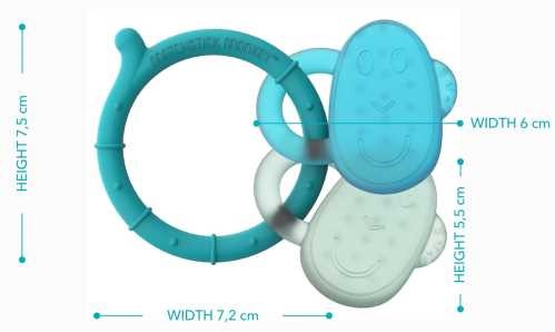 MORDEDOR MATCHSTICK MONKEY CONGELADOR AZUL - Imagen 2