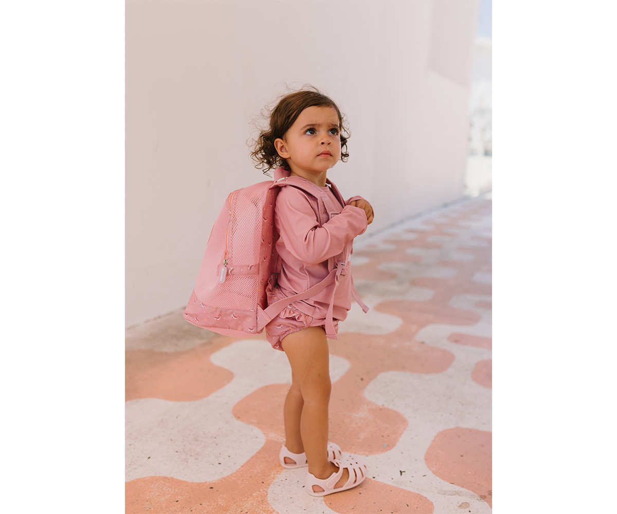 Mochila Infantil Antiarena Whale Pink - Imagen 6