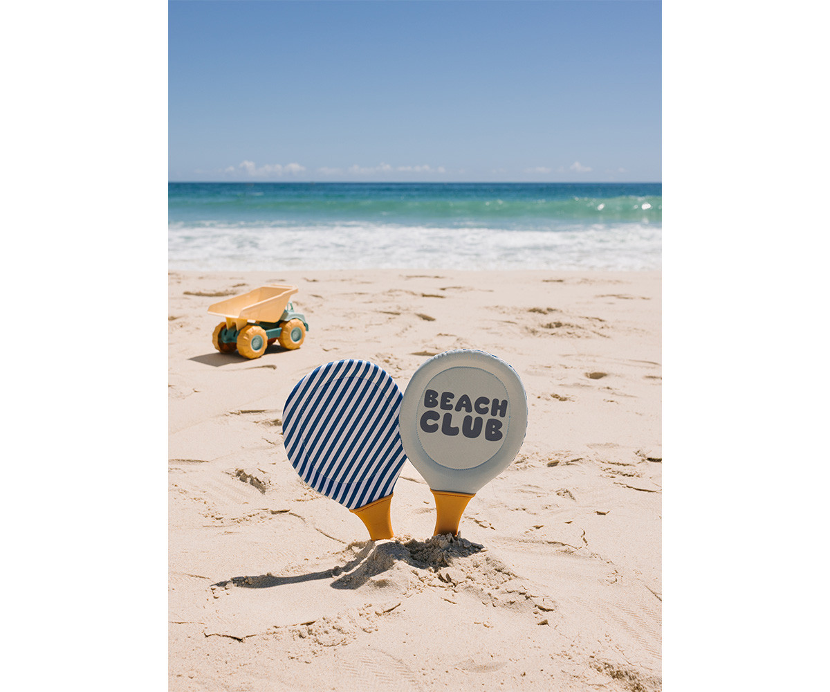 Palas de Playa Neopreno Stripes Blues & Beyond con Pelota - Imagen 6