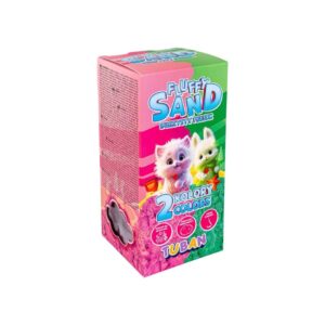 Conjunto Fluffy Sand rosa-verde