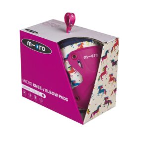 Pack rodilleras y coderas unicornios Talla S