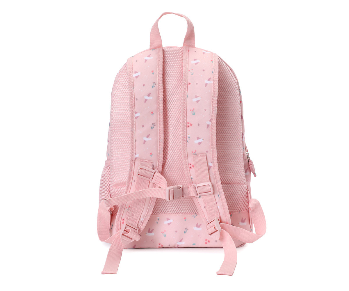 Mochila Mediana Blossom Birds + Llavero - Imagen 3