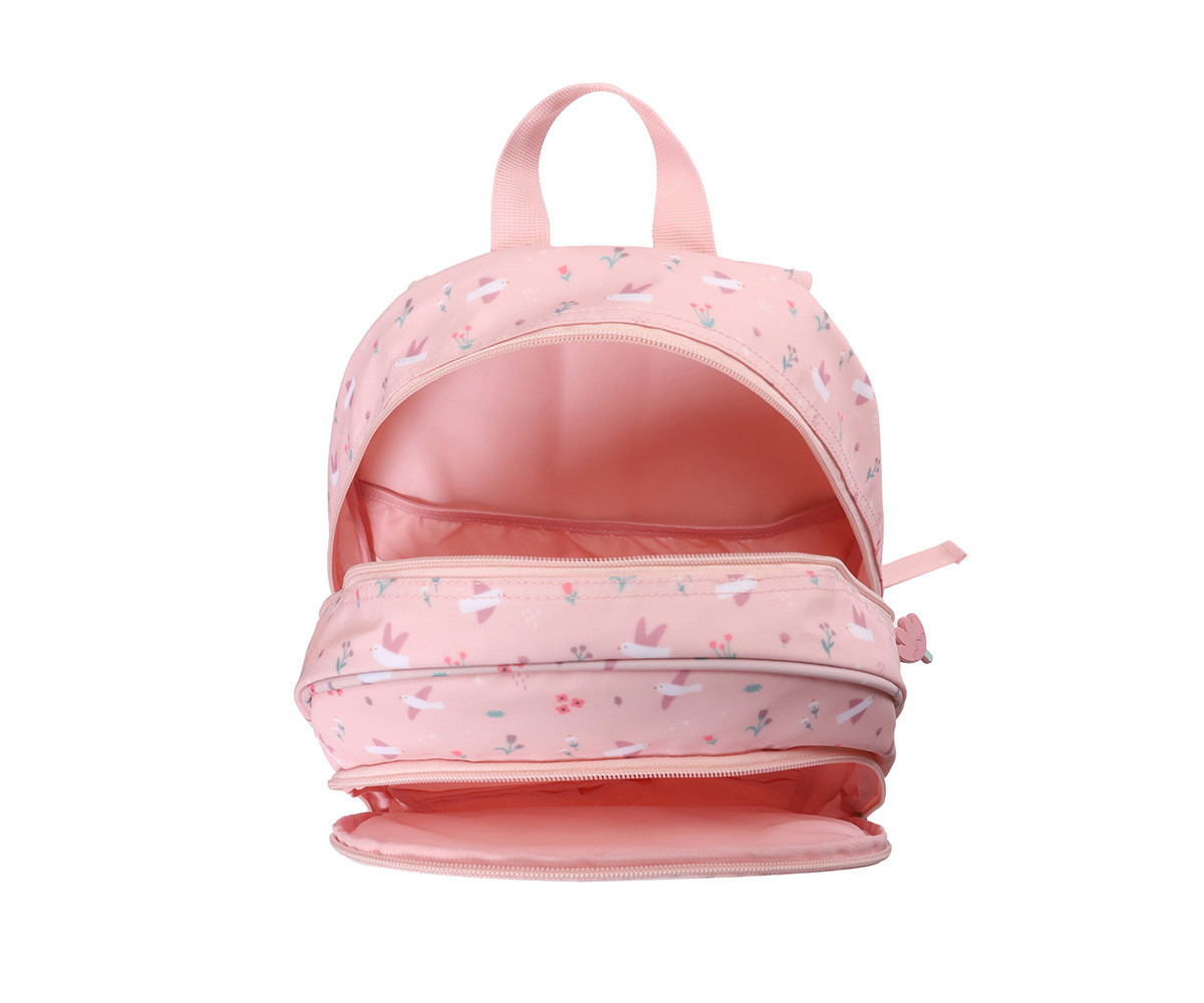 Mochila Mediana Blossom Birds + Llavero - Imagen 5
