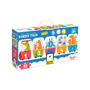 Puzzle Make-Match Tren Números