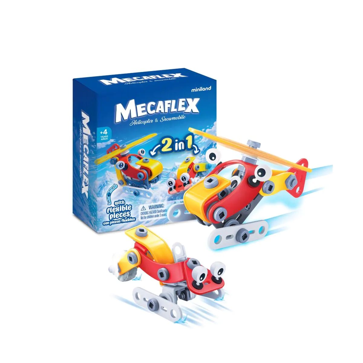 Mecaflex Helicóptero y máquina de nieve